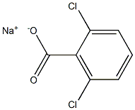 2,6-Dichlorobenzoic acid sodium salt Struktur