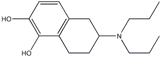 2-(Dipropylamino)-1,2,3,4-tetrahydro-5,6-naphthalenediol Struktur