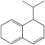 1,2,6,7-Tetrahydro-1-isopropylnaphthalene Struktur