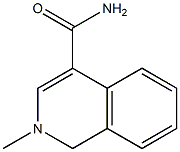 2-Methyl-4-carbamoyl-1,2-dihydroisoquinoline Struktur