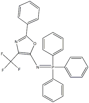 4-(Trifluoromethyl)-2-phenyl-5-[(triphenylphosphoranylidene)amino]oxazole Struktur