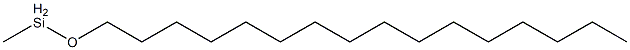 Methyl(hexadecyloxy)silane Struktur