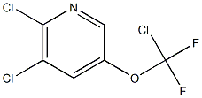 5,6-Dichloro-3-(chlorodifluoromethoxy)pyridine Struktur