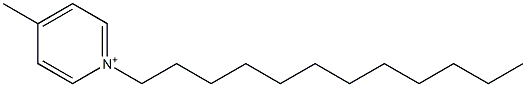 4-Methyl-1-dodecylpyridinium Struktur