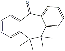 10,10,11,11-Tetramethyl-10,11-dihydro-5H-dibenzo[a,d]cyclohepten-5-one Struktur