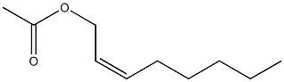 Acetic acid (Z)-2-octenyl ester Struktur