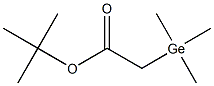 (Trimethylgermyl)acetic acid tert-butyl ester Struktur