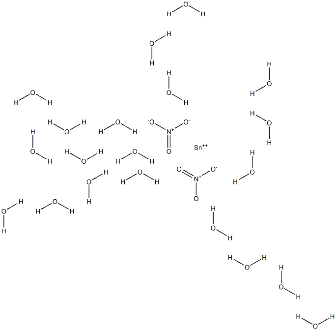 Tin(II) nitrate icosahydrate Struktur