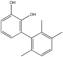 3-(2,3,6-Trimethylphenyl)benzene-1,2-diol Struktur