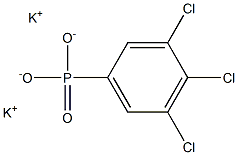 3,4,5-Trichlorophenylphosphonic acid dipotassium salt Struktur