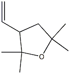 2,2,5,5-Tetramethyl-3-vinyltetrahydrofuran Struktur