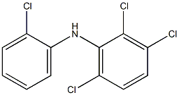 2,3,6-Trichlorophenyl 2-chlorophenylamine Struktur