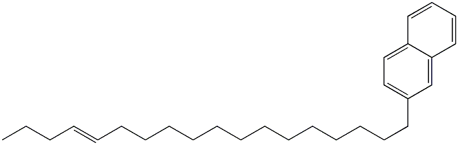 2-(14-Octadecenyl)naphthalene Struktur