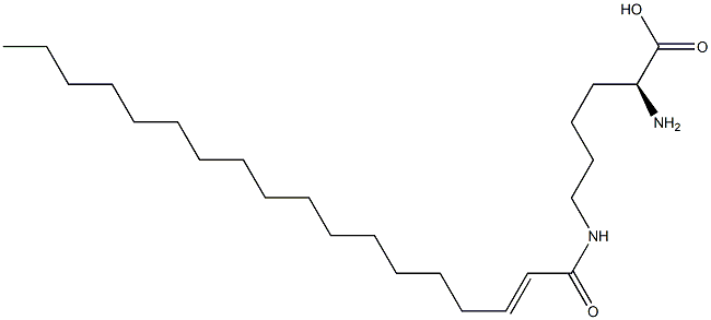 N6-(2-Octadecenoyl)lysine Struktur