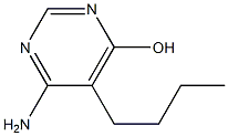 6-Amino-5-butyl-4-pyrimidinol Struktur