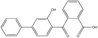 2-[(3-Hydroxy-1,1'-biphenyl-4-yl)carbonyl]benzoic acid Struktur