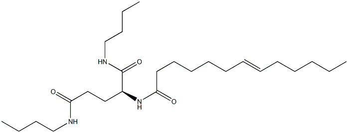 N2-(7-Tridecenoyl)-N1,N5-dibutylglutaminamide Struktur