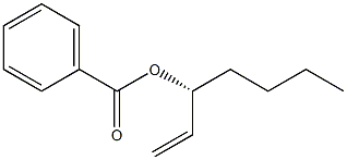 [R,(-)]-1-Heptene-3-ol benzoate Struktur