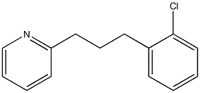 1-(2-Pyridyl)-3-(chlorophenyl)propane Struktur