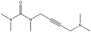 N-[4-Dimethylamino-2-butynyl]-N,N',N'-trimethylurea Struktur