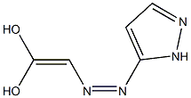 3-[(Z)-[2,2-Dihydroxyethenyl]azo]-2H-pyrazole Struktur