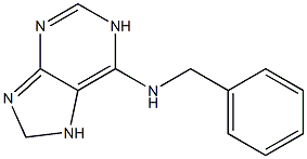 7,8-Dihydro-N-benzyl-1H-purin-6-amine Struktur