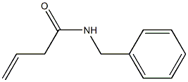 N-Benzyl-3-butenamide Struktur