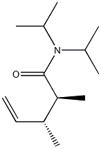 (2S,3R)-N,N-Diisopropyl-2,3-dimethyl-4-pentenamide Struktur