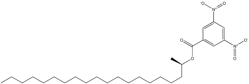 (-)-3,5-Dinitrobenzoic acid (R)-icosane-2-yl ester Struktur