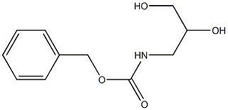 (2,3-Dihydroxypropyl)carbamic acid benzyl ester Struktur