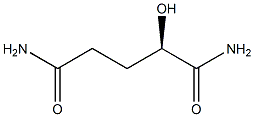 [R,(+)]-2-Hydroxyglutaramide Struktur