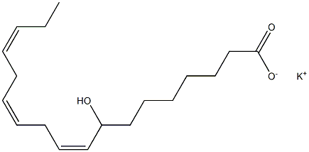 8-Hydroxylinoleic acid potassium salt Struktur