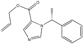 1-[(R)-1-Phenylethyl]-1H-imidazole-5-carboxylic acid allyl ester Struktur