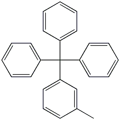 Triphenyl(m-tolyl)methane Struktur