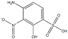 4-Amino-2-hydroxy-3-nitrobenzenesulfonic acid Struktur