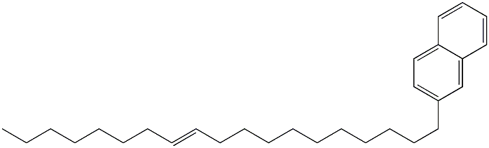 2-(11-Nonadecenyl)naphthalene Struktur