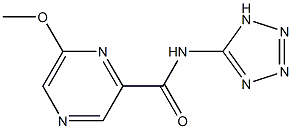 N-(1H-Tetrazol-5-yl)-6-methoxypyrazine-2-carboxamide Struktur