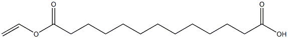 Tridecanedioic acid hydrogen 1-vinyl ester Struktur