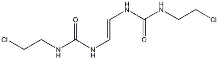 1,1'-[(E)-Vinylene]bis[3-(2-chloroethyl)urea] Struktur