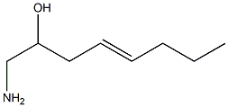 1-Amino-4-octen-2-ol Struktur