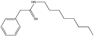 N-Octyl-2-phenylethaneselenoamide Struktur