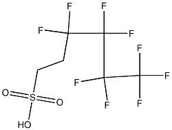 3,3,4,4,5,5,6,6,6-Nonafluoro-1-hexanesulfonic acid Struktur