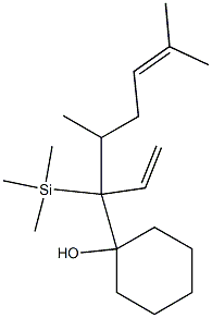 1-[1-Ethenyl-1-(trimethylsilyl)methyl-5-methyl-4-hexenyl]cyclohexanol Struktur