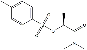 [S,(-)]-N,N-Dimethyl-2-[(p-tolylsulfonyl)oxy]propionamide Struktur