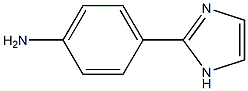 2-(4-Aminophenyl)-1H-imidazole Struktur