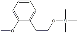 1-[2-(Trimethylsilyloxy)ethyl]-2-methoxybenzene Struktur