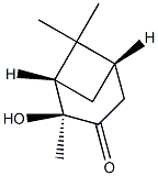 (1S,2S,5S)-2-Hydroxy-2,6,6-trimethylbicyclo[3.1.1]heptane-3-one Struktur