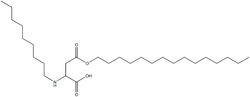 2-Nonylamino-3-(pentadecyloxycarbonyl)propionic acid Struktur