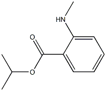 2-(Methylamino)benzoic acid isopropyl ester Struktur