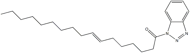 1-(7-Heptadecenoyl)-1H-benzotriazole Struktur